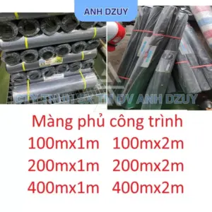 Màng Phủ Công Trình - giá siêu tốt khổ 1m đa dạng kích thước