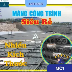 Màng Phủ Công Trình - Giá siêu tốt khổ 2m-Đa dạng kích thước, công dụng