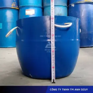 Thùng Vác Mì Thùng Phi Cắt Đôi Có Dây Quai Chắc Chắn Dày Dặn Chịu Lực Tốt Dẻo