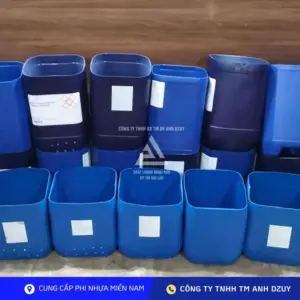 Can Nhựa HDPE 20L 30L 35L Cắt Sẵn Trồng Cây Có Khoan Lỗ Siêu Dày Chậu Trồng Cây Sân Thượng
